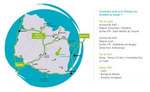 Plan d'accès - Clinique souffle le Poncet - HBA