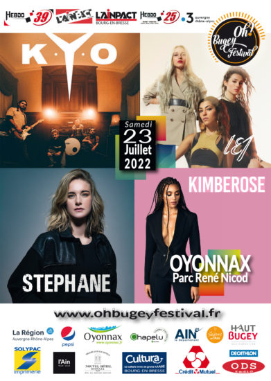 Affiche Oh Bugey Festival