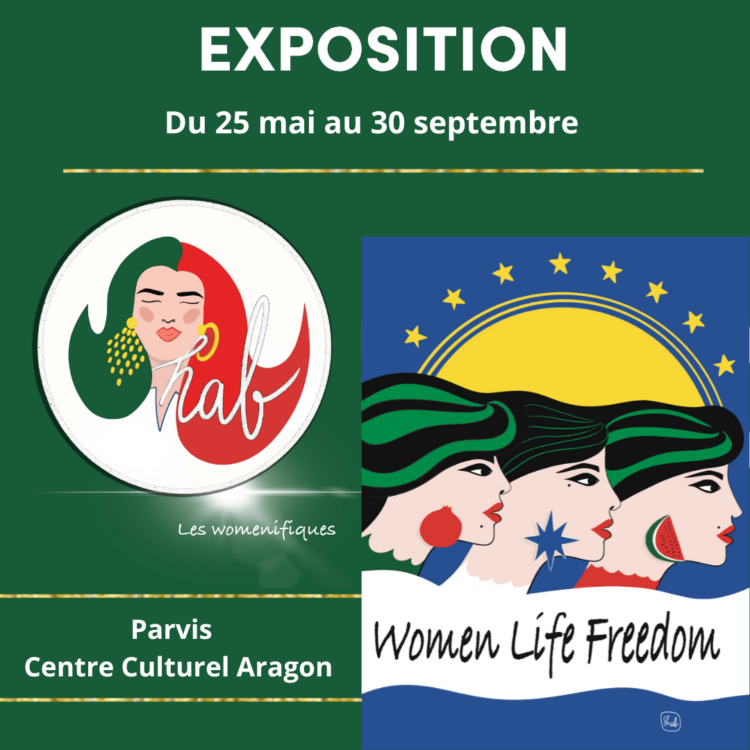 Exposition Shab au parvis du Centre Culturel Aragon