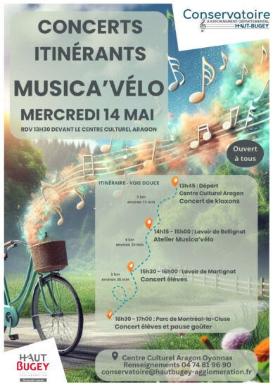 Musicavélo - Des scènes ouvertes itinérantes à vélo sur la Voie douce !