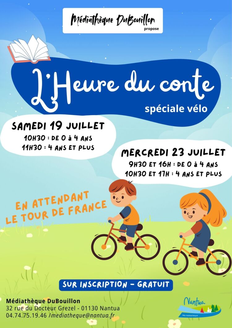 Heure du conte spéciale "en attendant le Tour de France"